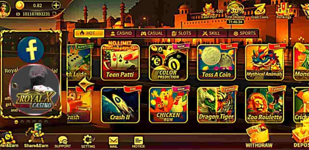 Royale X Casino Game